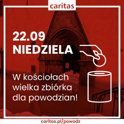 Zbiórka na pomoc powodzianom