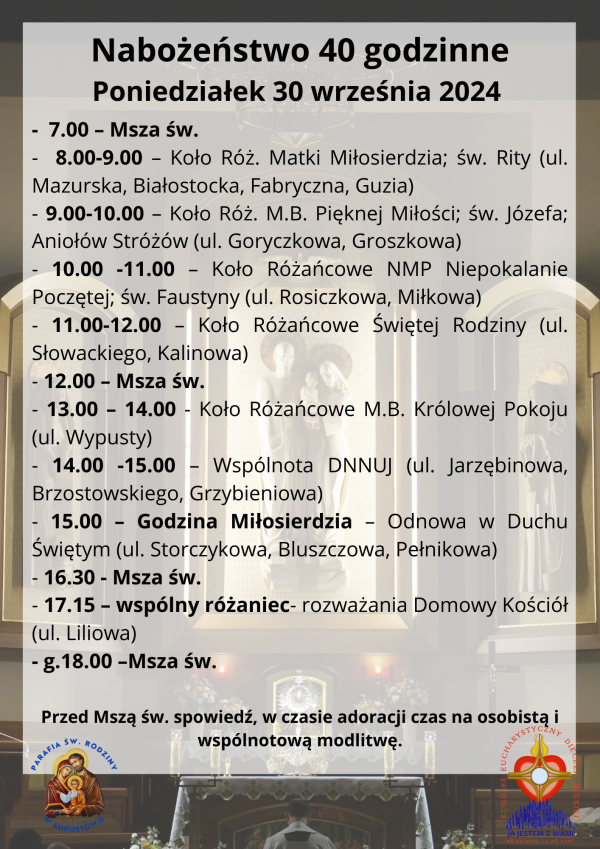 Nabożeństwo 40-godzinne