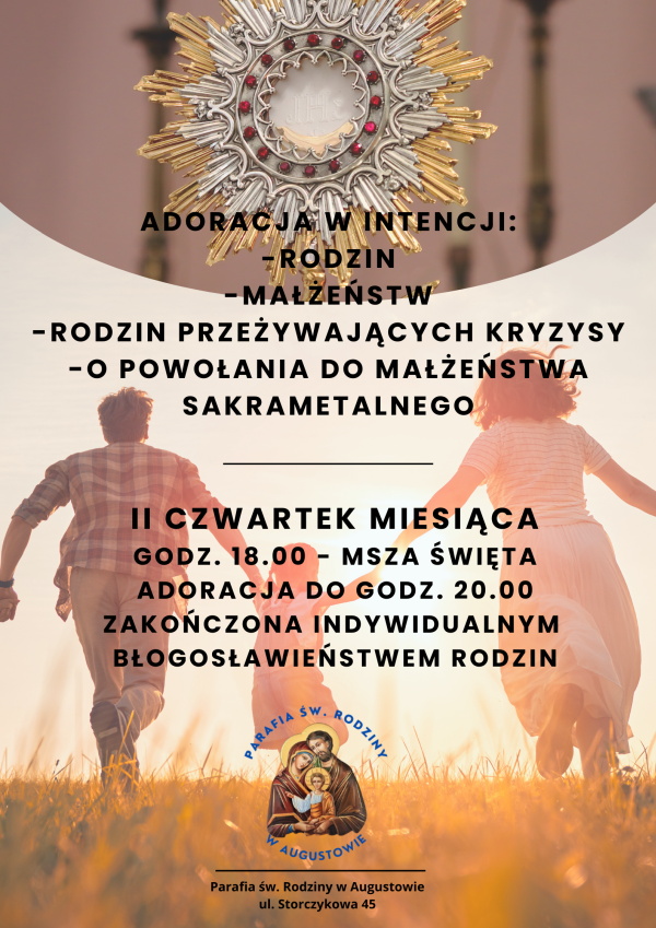 Adoracja w intencji rodzin