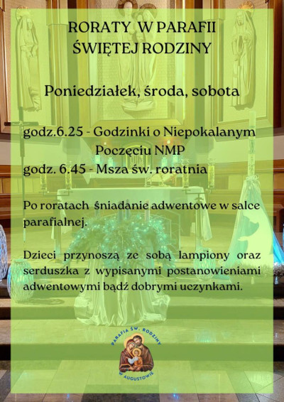 Zapraszamy na roraty