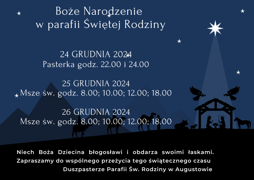 Boże Narodzenie w naszej parafii