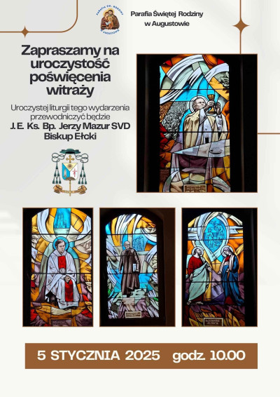Poświęcenie witraży