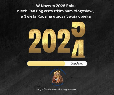Błogosławionego Nowego Roku