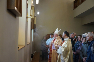 Poświęcenie witraży w naszej świątyni