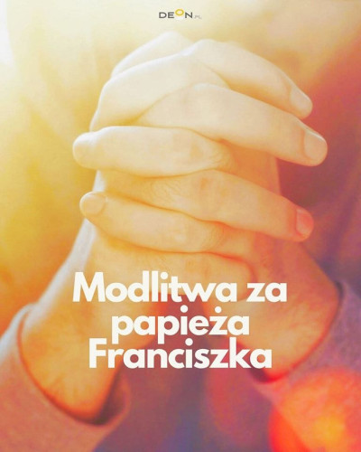 Modlitwa za papieża