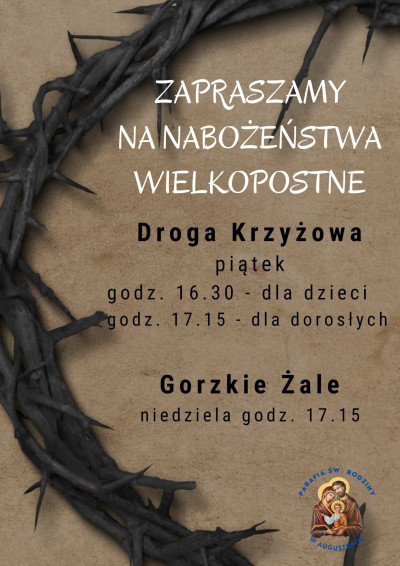 Nabożeństwa Wielkopostne