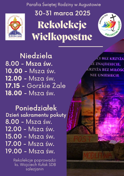 Rekolekcje Wielkopostne 2025