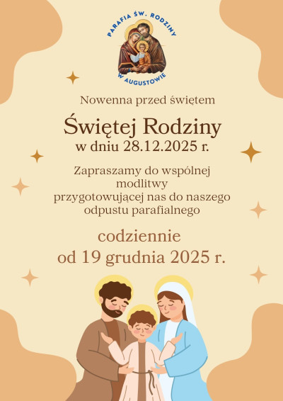 Nowenna przed odpustem